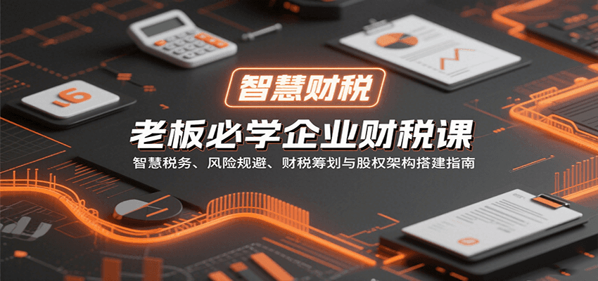 老板必学企业财税课：智慧税务、风险规避、财税筹划与股权架构搭建指南-亚特