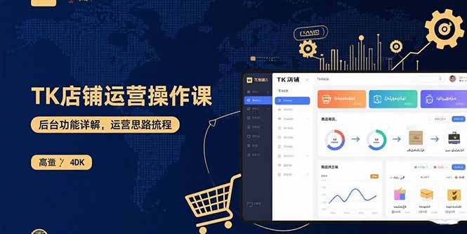 TK店铺运营实操课：后台功能详解，商品上架流程，运营思路拆解-亚特