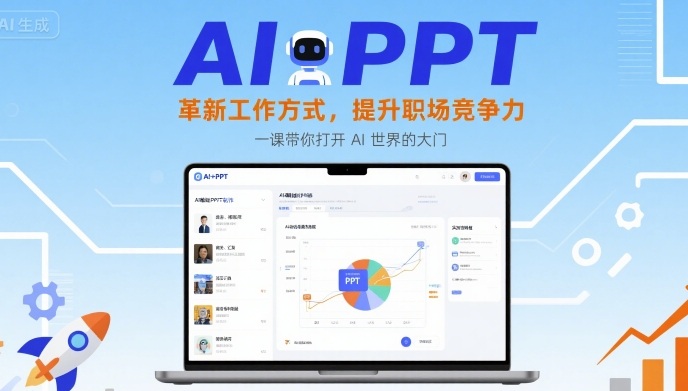 AI+PPT：革新工作方式，提升职场竞争力，一课带你打开 AI 世界的大门-亚特
