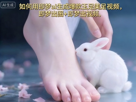 如何用即梦ai生成爆款玉足美足视频，即梦出图+即梦出视频，快速涨粉-亚特